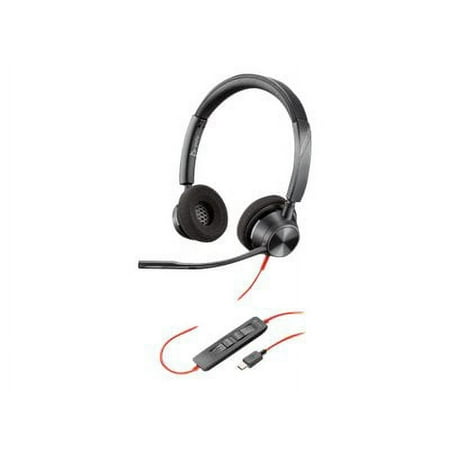 Poly Blackwire 3320 - 3300 Series - headset - on-ear - wired - USB-C