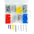 thumbnail image 6 of Hyper Tough 104-Piece Screw and Plastic Drywall Anchor Assortment with Case, 3308, 6 of 12