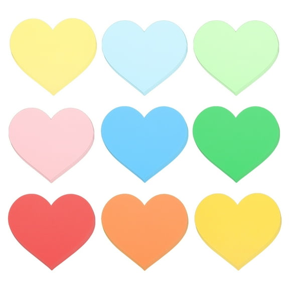 36 Pcs Colorful Heart Paper Cutouts, Bulletin Board Cutouts Decor