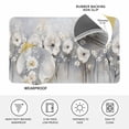 thumbnail image 3 of Spring Camellia Door Mat Indoor Outdoor, Retro Floral Oil Painting Modern Art Non Slip Welcome Mat with Rubber Backing, Absorbent Fabric Front Door Mats Entryway Rug for Home Patio Entrance 24"x36", 3 of 8