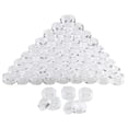 thumbnail image 2 of 100 Pieces 5ml Clear Plastic Jar Cosmetic Container Sample Container Mini Bottle, 2 of 5