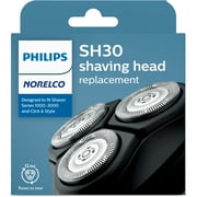 (2 pack) Philips Norelco Shaving Heads For Shaver Series 3000, 2000, 1000 and Click & Style, SH30/52