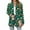 Green, variant on Women's Christmas Printed Lightweight Cardigan, Long Sleeved Casual Loose Thin Fit Jacket with Pockets for Holiday Party and Seasonal Outfits,Green,S