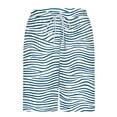 thumbnail image 4 of Men's Swim Trunks with Compression Liner 2 in 1 Board Beach Shorts Fashion Print Elastic Waist Casual Shorts, 4 of 5