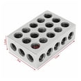 thumbnail image 4 of 2 Pares De Bloques Precisión , 23 Agujeros, Fresado De 0,0002 ", Plantilla De 123, 4 of 7
