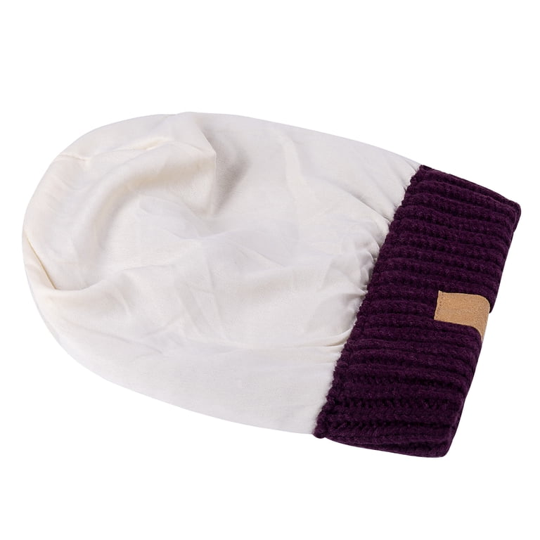 REDESS Wool Slouchy Beanie Hat for Women, Winter Warm Chunky  display picture 2