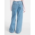 thumbnail image 3 of No Boundaries Mid Rise Baggy Jeans, 29", 31", 33" Inseams, Women's Sizes 00-24W, 3 of 5