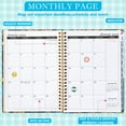 thumbnail image 4 of 2025 Daily Planner For New Years Gift Weekly/Monthly Dated Agenda Appointment Book With Stickers And Labels, 4 of 6