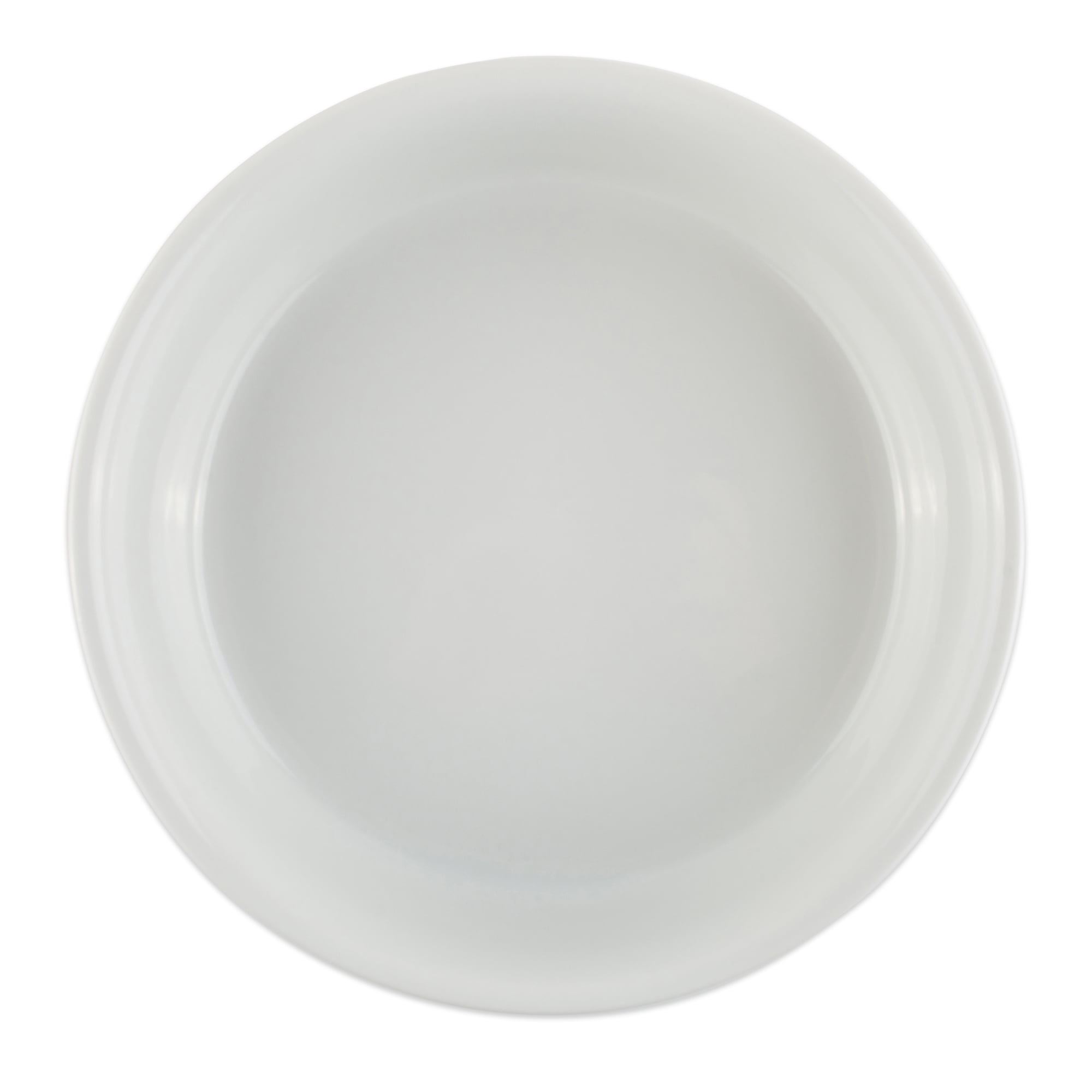Bone Dry Ceramic Marble, Pet Bowls, Dishwasher Safe, Large, 7.5x2.4", White, 2 Count