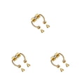 thumbnail image 2 of Guardurnaity 5 pares de anillos para la nariz que no perforan el segmento Tragus estilo punk tendencia cuerpo joyería aro Clip en accesorios dorados Type1 NO1 Guardurnaity CBP272946, 2 of 6
