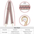 thumbnail image 4 of LAICAIW Grand Bandoulière Réglable Ceinture de Remplacement Style Guitare Sac à Bandoulière Sac à Main Sangle Multicolore en Toile (Grand : 1,97 Pouces(5CM)) (Color32), 4 of 5