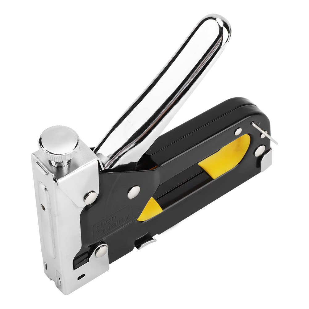 Fdit Heavy Duty Manual Nail Staple Gun Woodworking Hand Decoration Tool