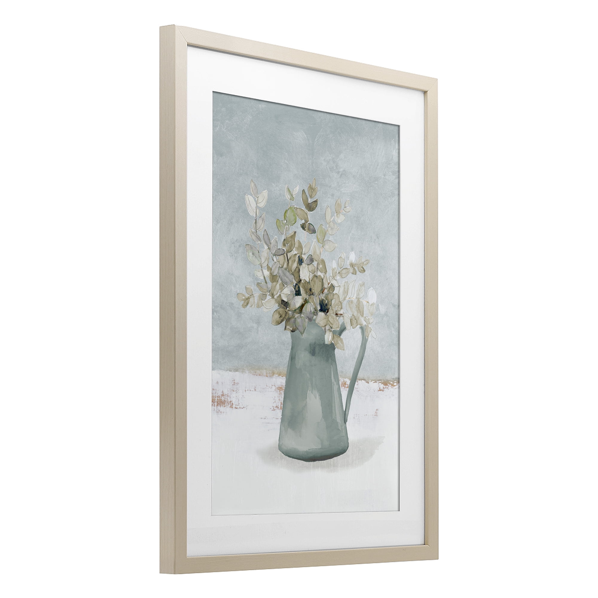 Stupell Industries Blue Botanical Arrangement Birch Framed Print Under Glass, design by Lanie Loreth