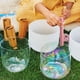 thumbnail image 4 of Juego de mazos con forma de cuenco de cristal Nuanchu con piel de oveja (rosa), 4 of 6