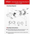 thumbnail image 4 of Kit de Montaje de Luces Led en Barra Horizontal Nilight 90027B para Auto ATV UTV y Camiones, 4 of 6
