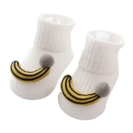 

1 Pair Baby Infants Socks for Doll Cartoon Non-slip Toddler Floor Socks Newborn First Walking Socks