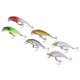 thumbnail image 4 of Señuelos De Pesca, 6 Piezas Accesorios De Pesca Señuelos De Pececillo Con Anzuelo Agudo Equipo De Pesca Señuelos De Pesca Cebo Duro Bajo Para Agua Dulce Agua Salada Fyydes Fishing Lures Hard Bait Bass, 4 of 8