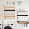 thumbnail image 4 of Wall Mounted Clothes Drying Rack Laundry Drying Rack Collapsible, 4 of 9
