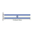 thumbnail image 7 of Jiibva Linen Israel Flag Table Runner - Jewish Table Decoration for Passover Rosh Hashanah Sukkot Sukkah Kitchen Dining Room Party Decor, 7 of 7