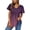 Wine, variant on Short Sleeve Tops Women Dressy Cotton T Shirts Women Loose Fit Cropped Tie Dye Tops for Women Plus Size Tops Items Ordered by Me