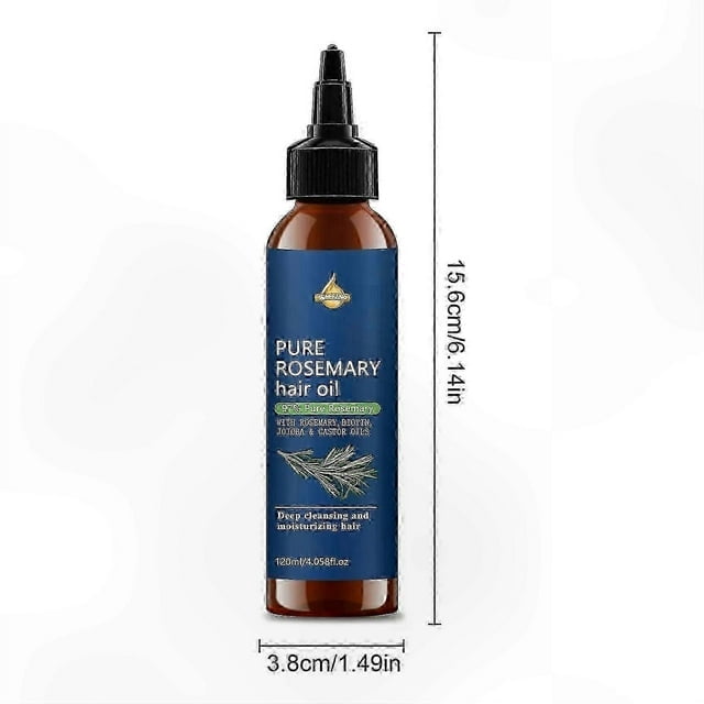 Aceite capilar de romero con biotina, jojoba y ricino para un mayor crecimiento y fortaleza.