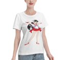 thumbnail image 2 of Women's Basic Short Sleeve T-Shirt Sailor Moon Rei Hono, 2 of 6