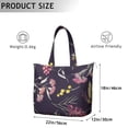 thumbnail image 5 of Flower Women's Large Weekend Travel Bag Moving Canvas Handbag Thick Double Layer Beach Weekend Travel Unisex Hospital Maternity Delivery with Toiletry Waterproof, 5 of 5