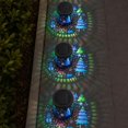 thumbnail image 4 of IFRINID Solar Wall Light, Outdoor Iron Christmas Decorative Light with Cutout Pattern, 600mAh Battery for Garden, Patio and Porch, 4 of 6