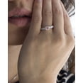thumbnail image 3 of 1.5 Carat Bestselling Princess Halo Bridal Set with Morganite and Diamond on 10k White Gold, 3 of 3