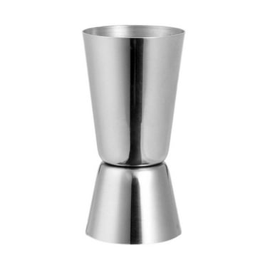 25 / 50ML Double Stainless Steel Double Jigger, Cocktail Measuring Shot Glasses Drink Spirit Measure Cup for Bar Party Kitchen Tool