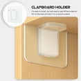 thumbnail image 3 of SHISUYAN 20Pcs Adhesive Support Shelf Bracket Wardrobe Partition Layer Fixed Paste Hooks, 3 of 8
