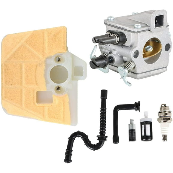 ALL-CARB C3A-S31A 034 036 Chainsaw Carburetor Replacement for Stihl MS340 MS350 MS360 360Pro Replace 11251200651 11251200613 11251200614 with Air Fuel Filter