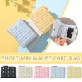 thumbnail image 4 of Beige Women's Wallet Embroidery Flowers Short Leather Female Small Coin Purse H2 B2M8, 4 of 9