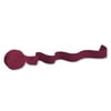Club Pack of 12 Burgundy Crepe Paper Party Streamers 500'