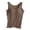 X-493Khaki, variant on YMNXA Ladies Tank Top Built In Bras Round Neck Sleeveless Solid Color Loose Fit Comfortable Fashion Yoga Top For Sport Fitness Athletic,Khaki,L