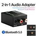 thumbnail image 2 of YouLoveIt Digital Optical Coaxial to Analog RCA L/R Audio Converter Adapter w/ Fiber Cable for Either Home or Professional Audio Switching, 2 of 8