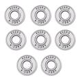 thumbnail image 1 of Ruedas Sunnimix 8 Piezas Juego Patines Acero Inoxidable ABEC 9 Alto Rendimiento Blanco, 1 of 8