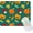 Pumpkin leaves(green), variant on Aesthetic Cute Ghosts and Pumpkins Mouse Pad,Office Home Personalized Mouse Mat Design,Non-Slip Rubber Base Computer Mouse Pads for Halloween Thanksgiving Day Christmas