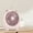Pink, variant on HOARBOEG USB Rechargeable Silent Desktop Fan - Portable Small Office Fan with 700mAh Battery, 3 Speeds (Low/High), Adjustable Angle Ideal for Dormitory