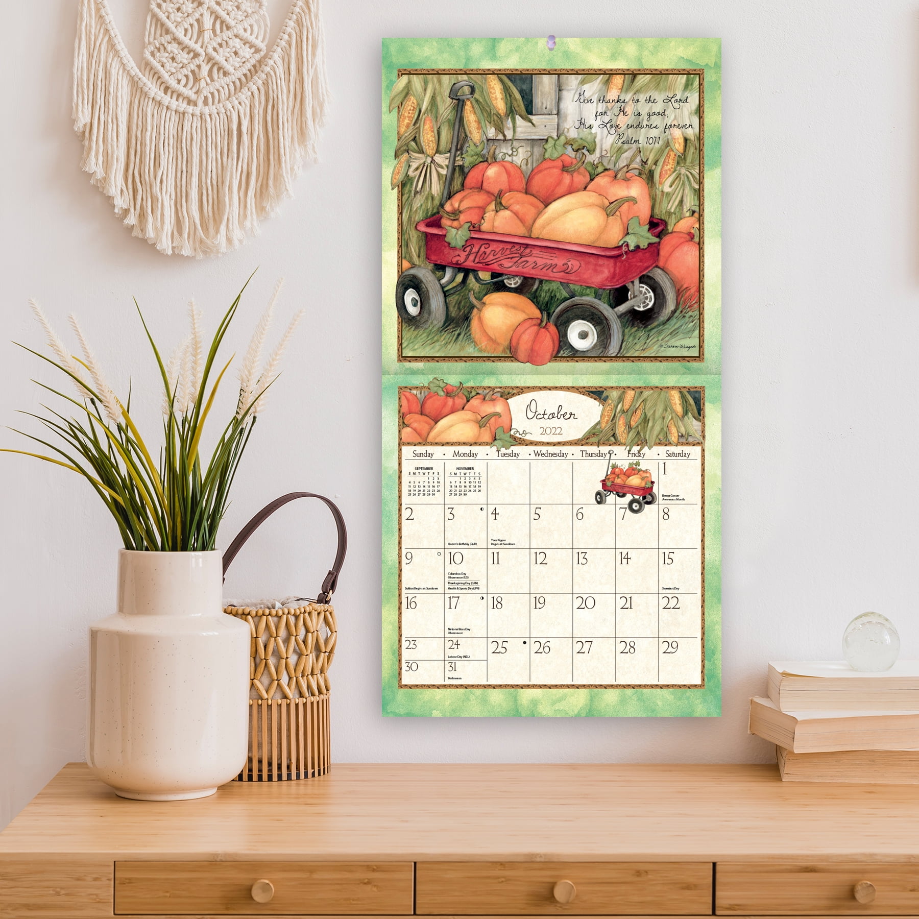 Blessings, 2022 12X12 Wall Calendar, Wells Street By Lang