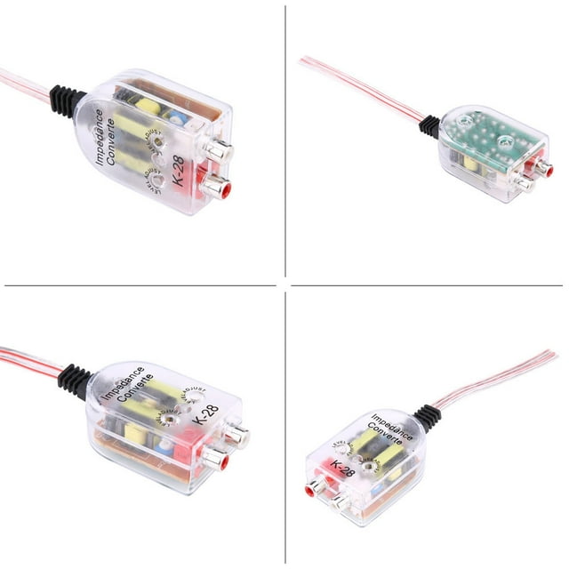 High Audioto Low Audio Converter,Car Audio CD Amplifier Audio High To Low Regulator Car Audio Amplifier Built to Last