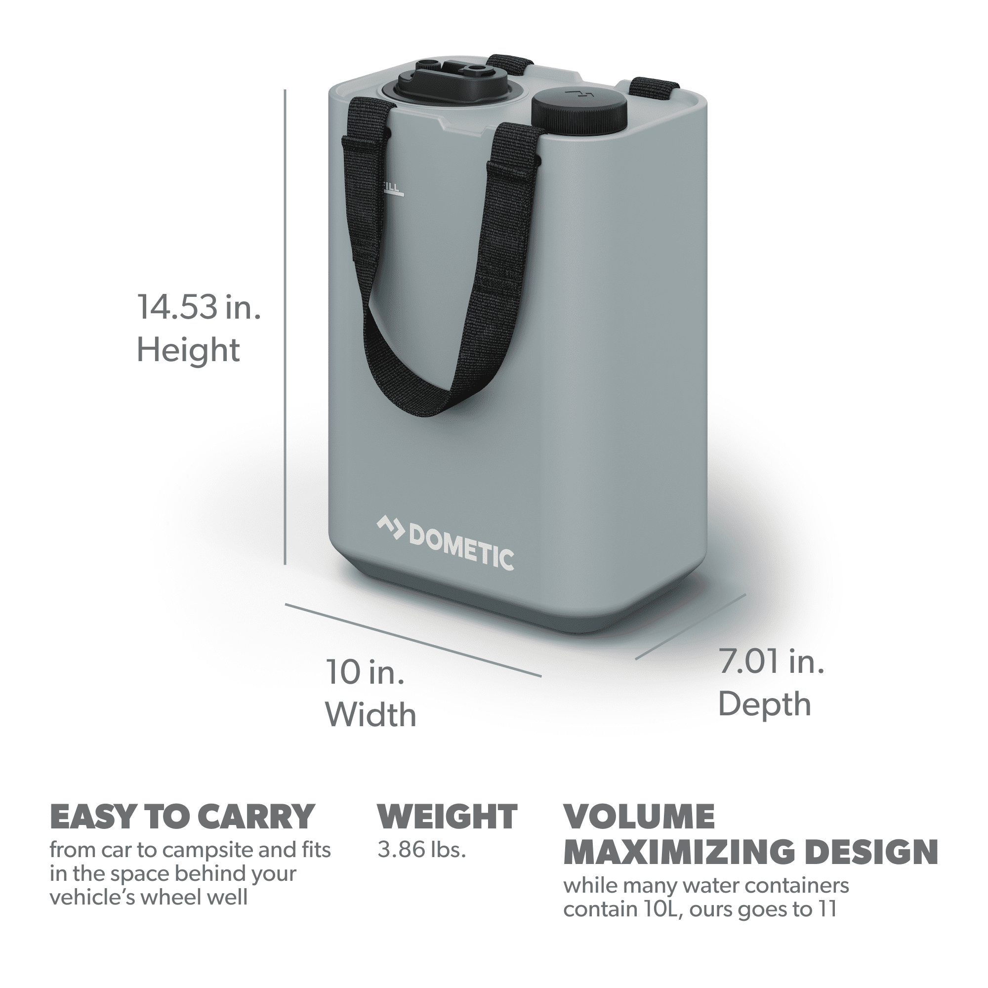 Dometic GO Hydration Water Jug 11L