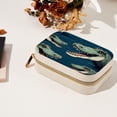 thumbnail image 7 of Crocodile Velvet Portable Travel Organizer with Removable Compartment - Gift, Earring Organizer, Storage Box, and Bracelet Holder, 7 of 7