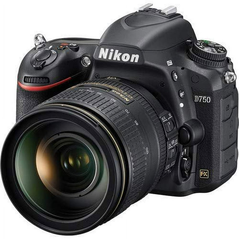 Nikon D750 DSLR Camera with 24-120mm Lens Basic Bundle - Walmart.com
