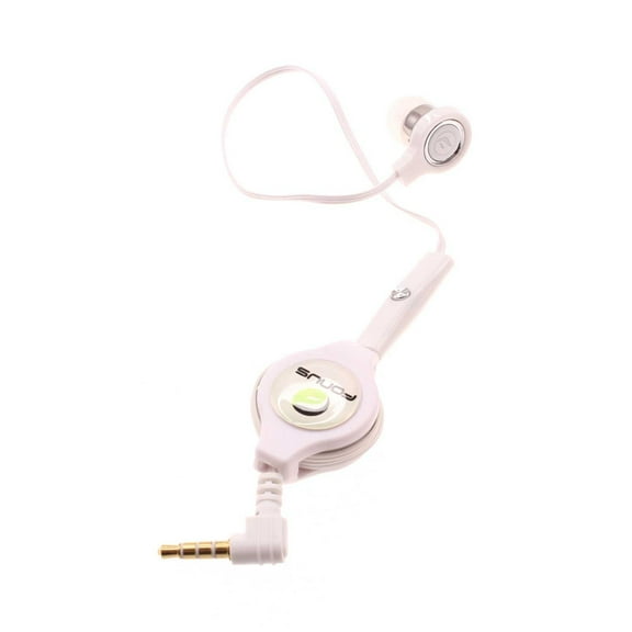 Headphone Retractable Mono Earphone for Samsung Galaxy A13 5G/A12 5G/A03s Phones - 3.5mm w Mic Headset Handsfree Earbud Earpiece Microphone Compatible With Galaxy A13 5G/A12 5G/A03s