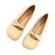 thumbnail image 2 of Zapatos de mujer, zapatos planos con lazo para mujer, zapatos planos con lazo de PU, zapatos planos retro para mujer, ultrarresistentes, 2 of 9