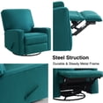 thumbnail image 5 of Harkawon Swivel Rocker Glider Recliner Chair, 360°Swivel Reclining Chair for Living Room, Green, 5 of 7