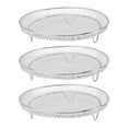 thumbnail image 2 of Ensemble de Grilles Empilables Multi-Couches pour Friteuse 3 Pcs Accessoires en Acier Inoxydable 304 pour CosoriVortex, 2 of 8