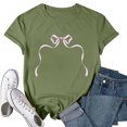 thumbnail image 2 of Plebaso T-Shirts Imprimés pour Femmes Col Rond Manches Courtes T-Shirts Graphiques Hauts Décontractés Amples T-Shirts d'Été, 2 of 3