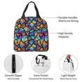 thumbnail image 4 of Fuzoiu Colored Glass1 Print Lunch Bag for Women & Men,Adult Insulated Lunch Box,Leakproof Cooler,Food Lunch Containers,Reusable Lunch Tote Bags for Work, Travel, Outdoor, 4 of 8